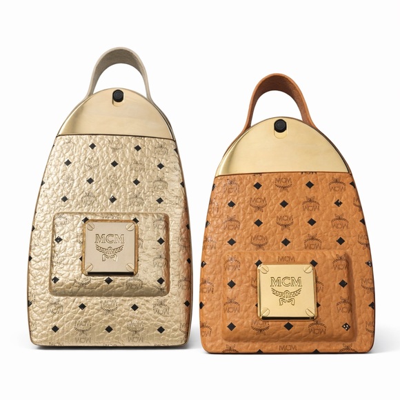 MCM Handbags - MCM Mini Backpack Perfume Bottle Bag Charm Keychain Glass Acrylic EMPTY